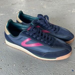 Tretorn Navy and Pink Sneakers